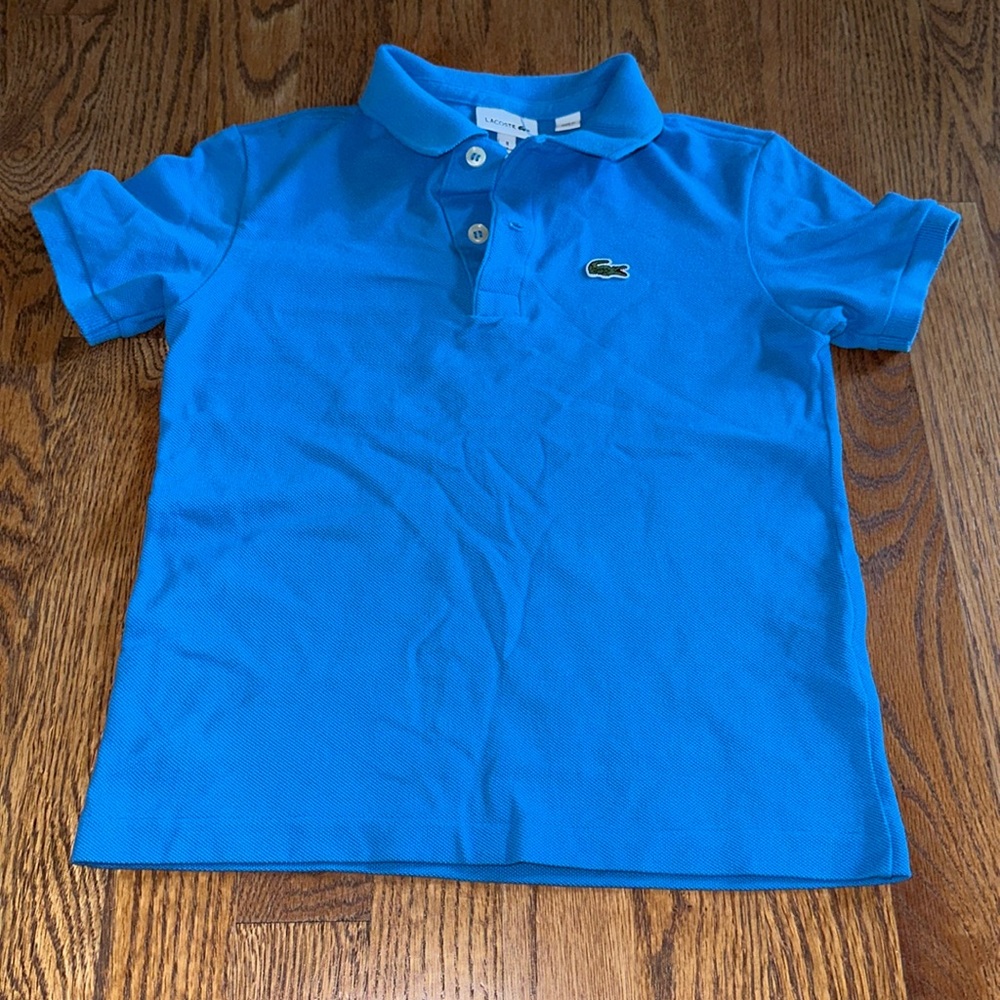 Lacoste polo top size 8